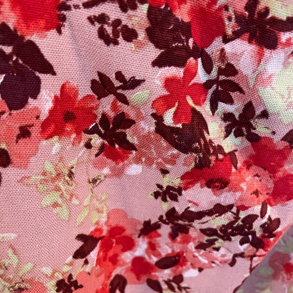 Lulus - wayf pink floral midi dress - Picture 4 of 4